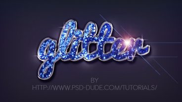 ফটোশপে Glitter Text Animation