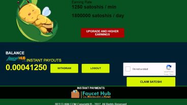 বিটকয়েন আয় করুন আর faucethub এর মাধ্যমে সাথে সথে payment