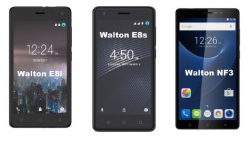 মেইড ইন বাংলাদেশ ওয়ালটন প্রিমো ই৮আই ই৮এস এবং এনএফ৩