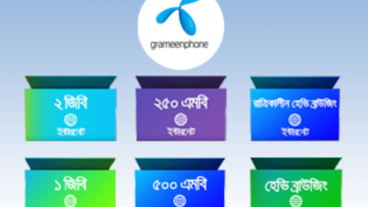 গ্রামীণফোন 3G ইন্টারনেট প্যাকেজ 2018