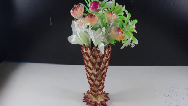 ম্যাচের কাঠি দিয়ে তৈরী করুন একটি ফুলদানি- টিউন-৩