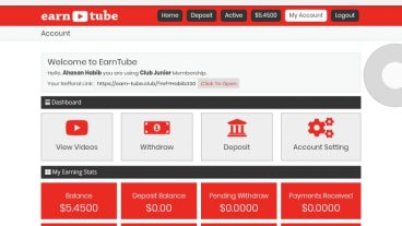 New Earning Tips প্রতিদিন 5 ডলার ইনকাম করুন শুধুমাত্র 10 মিনিট ভিডিও দেখে ৭ ডলার হলে উত্তোলন করতে পারবেন