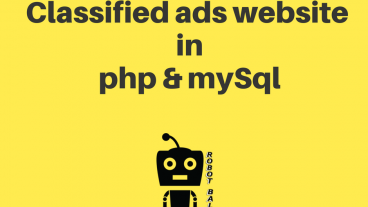 Classified ads website in PHP and Mysql