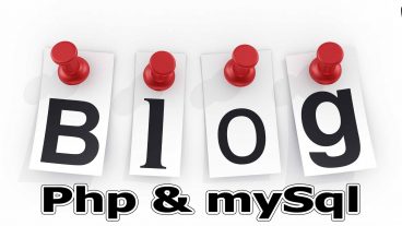 Blog site in Php and mySql