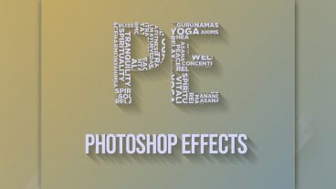 ৪ মিনিটের ফটোশপ টিটোরিয়াল Typography Text Art Easily In Photoshop