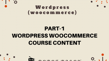 Ecommerce site in WordPress woocommerce part-1