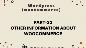 Ecommerce site in WordPress woocommerce part-22