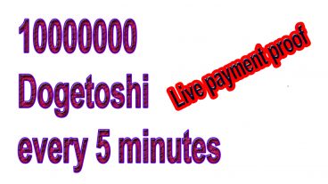 10000000 Dogetoshi every 5 minutes Live payment proof