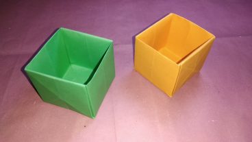 কিভাবে কাগজ দিয়ে ঘরে বসে ঢাকনা সহ একটি বক্স তৈরি করবেন