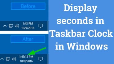 Windows 10 এ Taskbar এর  ঘড়িতে সেকেন্ড অপশন যোগ করুন খুবই সহজে