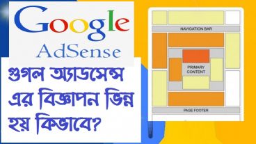 গুগল অ্যাডসেন্স এর বিজ্ঞাপণ ভিন্ন হয় কিভাবে?