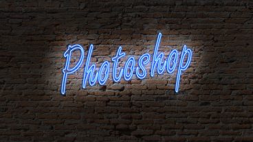 ৭ মিনটের ফটোশপ টিটোরিয়াল Neon Light Text Effect In Photoshop CC