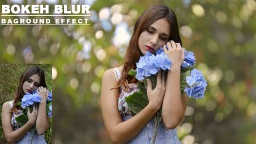 ৭ মিনটের ফটোশপ টিটোরিয়াল How to Bokeh Blur to Background in Photoshop Like Very Expensive Lens Photography