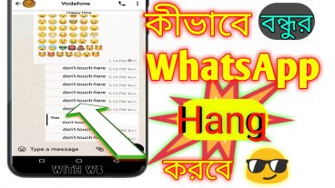 কীভাবে বন্ধুর whatsapp hang করবেন  সব থেকে সহজ উপায়ে