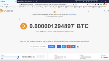 বিটকয়েন মাইনিং ক্রাইপ্টো ট্যাব – এক্সটেনশন দিয়ে বিটকয়েন আর্ন