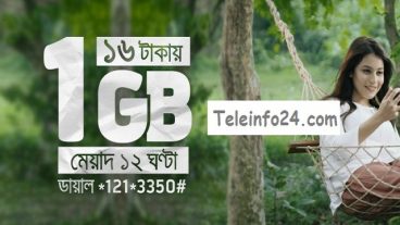 জিপিতে ১ জিবি ইন্টারনেট অফার মাত্র ১৬ টাকায় যত খুশি তত বার