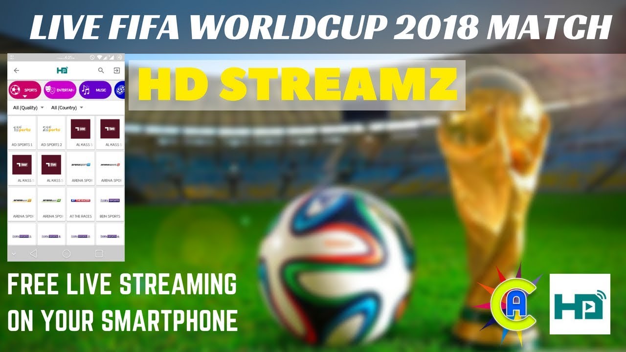 How to Watch Fifa Worldcup 2018 Live on Mobile | HD Streamz Android App | App Care BD