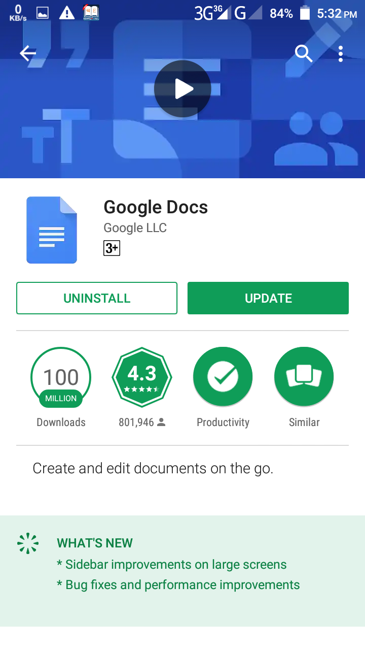 Google Docs: Google