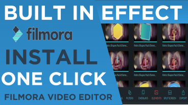Filmora Built in Effect Install in one click বাংলা