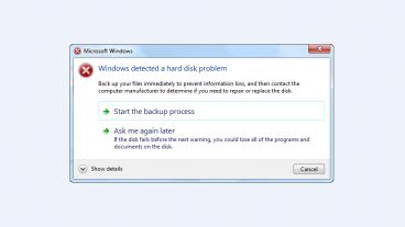 শিখে নিন Windows Detect a hard disk problem warning কিভাবে ঠিক করবেন