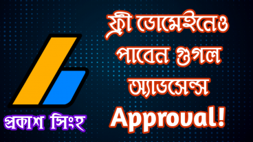 ফ্রী ডোমেইনেও পাবেন গুগল অ্যাডসেন্স এপ্রুভাল!