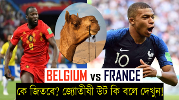 ফ্রান্স বনাম বেলজিয়াম  কে জিতবে? জ্যোতিষী শাহিন উট এর কোথা মিলে গেল –