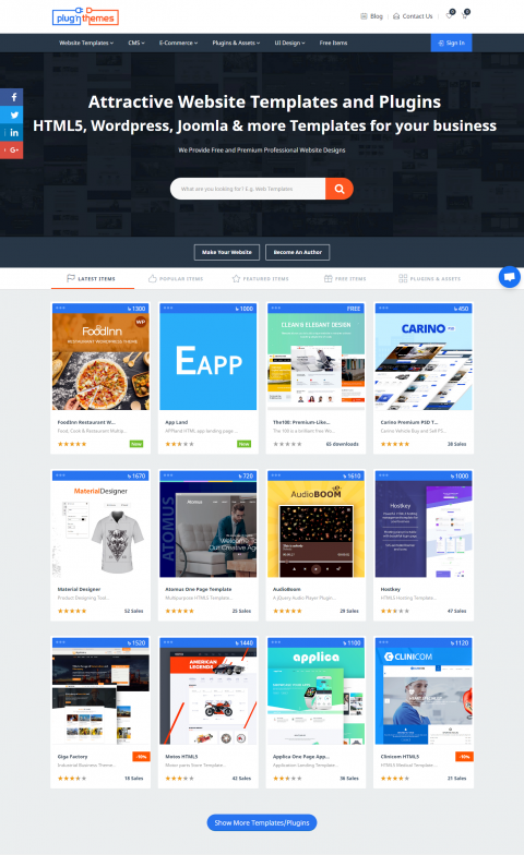 Plugnthemes – বাংলাদেশের প্রথম থিম কেনা বেচার প্ল্যাটফর্ম