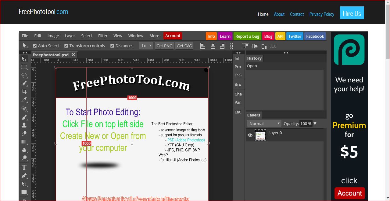 free photo tool photoshop