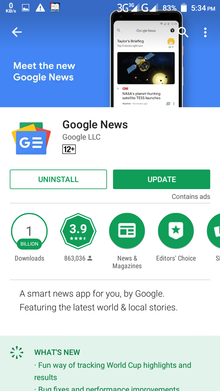 Google News: Google