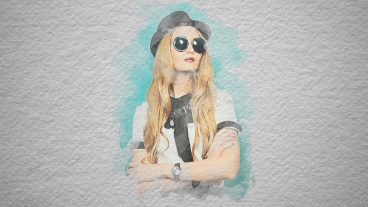 ৪ মিনিটের ফটোশপ টিটোরিয়াল Watercolor portrait Painting Effect Using Brushes