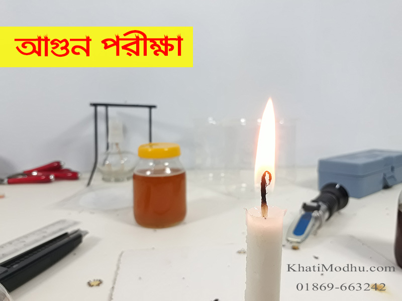 agun porikkha, আগুন পরীক্ষা, খাঁটি মধু চেনার উপায়, khati modhu