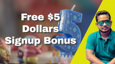 Free  5 Dollars Signup Bonus