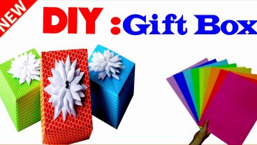 DIY – রঙ্গিন কাগজ দিয়ে তৈরি করুন সুন্দর Gift Box