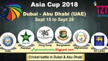 Asia cup 2018 Match Schedule, Date and Venue