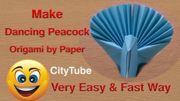 কাগজের ময়ূর বানান যেটা নাচবে!  Dancing Peacock Origami CityTube
