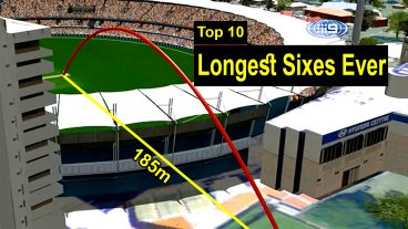 ক্রিকেট ইতিহাসে শীর্ষ লম্বা ছক্কা গুলো দেখুন