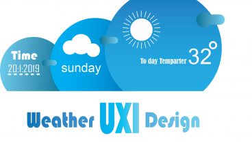 Weather UXI Design গ্রাফিক্স ডিজাইন