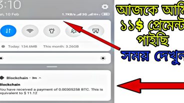 অাজকে প্রেমেন্ট পেলাম ১১ডলার, কোনো রকম ইনভেস্ট ছাড়া, সবাই কাজ করতে পারবেন