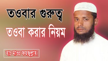 তাওবার গুরুত্ব ও ফজিলত তাওবা কবুল হওয়ার কিছু শর্ত