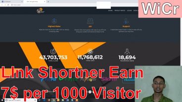 Wicr – Link Shortner Earn Money  লিংক শর্ট করে টাকা আয়  1000 visitor 7 by Shaharear ✔️