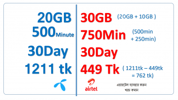 খরচ কমাতে এয়ারটেল এ আসুন –  জিপি ইন্টারনেট এর দাম এয়ারটেল এর তুলনায় ৩ গুন বেশি  –  দেশব্যাপি ৪ জি নেটওয়ার্ক –  দেশসেরা এয়ারটেল অফার