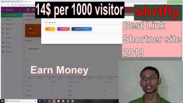 ১০০০ ভিজিটরে ১৪ ডলার Shrtfly Link Shortner Earn Money  লিংক শর্ট করে টাকা আয়