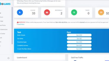 viraldollars নতুন একটি সাইট সাইন আপ করলে ২৫ ডলার পেমেন্ট সাথে সাথে