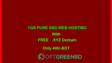 400 টাকায় ১জিবি SSD হোস্টিং, সাথে পাচ্ছেন xyz ডোমেইন একদম ফ্রি!