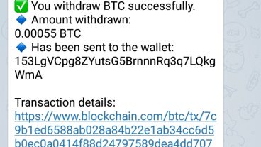 টেলিগ্রাম বুট থেকে ফ্রিতে বিটকয়েন আয় করুন ১০০ গ্যারান্টি