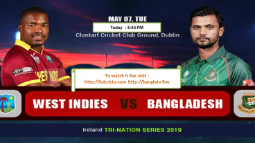 Watch Bangladesh Vs Westindies Match live at 3:45 PM only on banglatv-live and hdcrictvcom