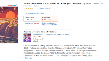 ৩৭ ডলারের ২টি গ্রফিক্স ডিজাইন শেখার বই নিয়ে নিন সম্পূন বিনামূল্যে Adobe Illustrator CC Classroom in a Book