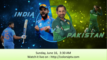 চির প্রতিদন্ধি ভারত বনাম পাকিস্তানের খেলা Colors IPTV  লাইভ দেখুন