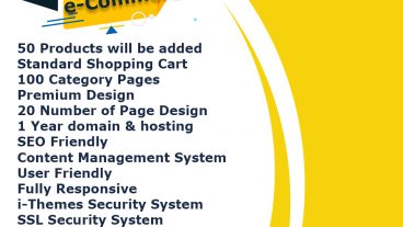 Website Design E-commerce Package