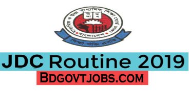 JDC exam routine 2019 Download